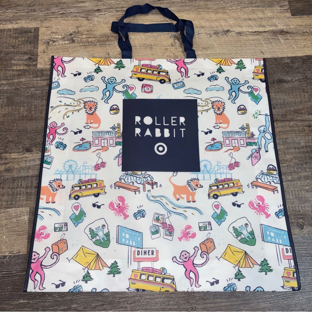 Roller Rabbit Target Exclusive XL Shopping Bag Tote 3/7/2026 Rare Gift Promo New